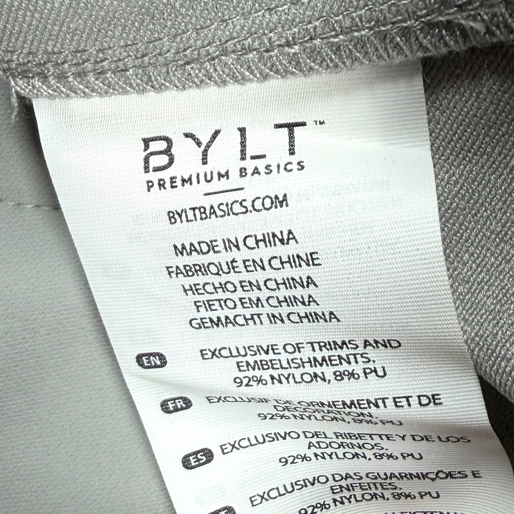 BYLT Tech Nylon Shirt Jacket Mens XL Gray Storm Shacket TN_SHRT_JKT_STG_XL - Picture 7 of 15